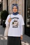 Premium Caffeine Dealer Cat Printed Oversize Unisex T-Shirt 100% Cotton White Coffee Lover Design T-Shirt - 2