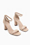 Erika Genuine Leather Tan Women's Heeled Shoes - 3