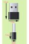 URBAN USB C Female to USB A Male Adapter - 3 PCS - Compatible for iPhone 16/15/14/13 Pro Max, - 6