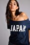 Fitted Kayık Collar Printed Short Sleeve T-Shirt I5167Ax26Au - 3