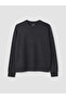 Anthracite Soft Touch Oversize Women's Sweatshirt