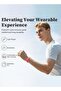 Woven Nylon Sport Loop Band for Fitbit Air – Breathable Elastic Replacement Strap with Secure Hook-and-Loop Fastener – Comfortable Lightweight Wristband - Berry Berry - 6