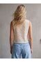 Lcw Vision Beige High Collar Lace Women's Vest - 4