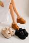 Lunara Women's 3-Pack Buckle 10 cm Platform Heeled Thick Sole Slippers Sandals |   Tan - Beige - Black