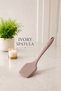 Ivory 29 cm Hard Plastic Spatula Heat Resistant Non-Stick Surface Compatible Flexible Dough Pastry Cake Crepe Serving Spatula - 3