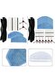 The Niceminiwall main brush and replacement cloth set is suitable for Laresar Mars 01 vacuum cleaners, floor cleaning tools, and brushes. - 4