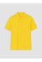 Lcw Kids Yellow Polo Collar Girls' Pique T-Shirt