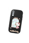 Samsung Galaxy A30S Compatible Case Camera Protector Black Silicone Couple Phone Case Kitty Pattern - 3