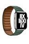 Leather Magnetic Replacement Strap Adjustable Wristbands Compatible with Apple Watch Ultra 49mm