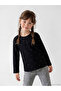 Original Star Patterned Girl's Long Sleeve T-Shirt - 2