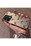 Oppo Reno 14F Compatible High-Quality Brown Bow and Dot Printed Case