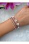 Colorful 3-Piece Bracelet Set Daisy Beads and Stone Waterway Combination Bracelet