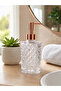 Transparent Crystal Glass Liquid Soap Dispenser - Transparent | |   Pump-Operated | |   Modern Luxury Bathroom Accessory Decorative Liquid - 7