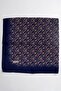 Women's Navy Blue Purple Floral Cotton Stitched Writing Pad - 2