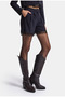 Women's Laci Striped W6-56 Midi Length Pleated Lace Detailed Design Shorts - 2