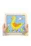 Puzzle practic din lemn cu rață