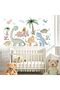 Dinosaur Wall Stickers for Boys Room: Peel and Stick Dino Wall Decals - Baby Nursery Bedroom - Children Supplies Ages 1-12 Years Wall Decor Art - 3