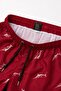 Men's Water Repellent Micro Fabric Pockets Zipper Closure Mesh Lining Quick Dry Premium Patterned Swim Shorts - 2