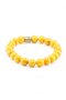 Natural Stone Yellow Jasper Natural Stone Unisex Bracelet Eub14Sjpr Joy, Confidence, and Positive Energy