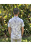 Men's Relaxed Fit Patterned Short Sleeve Lapel Collar Viscon Summer Shirt - 4