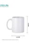 White Sublimation Blank Ceramic Mug 11oz (Pack of 12) – Glossy Custom Coffee Mugs for Sublimation Printing, Personalized Heat Press Ceramic Cups - 2