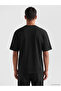 Vizyon New Season Black Crew Neck Combed Cotton Men's T-Shirt - 4