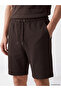 Özmarka New Season Brown Regular Fit Men's Shorts - 3