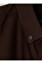 Özmarka New Season Brown Regular Fit Dobby Men's Shirt - 6