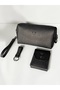100% Genuine Crazy Cowhide Pirana Model (Handbag, Wallet, Keychain) Set Stylish and Minimalist - 7