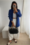 Women's woven bag black woven - 4
