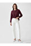 Lcw Grace Crew Neck Embroidered Gathered Blouse - 2