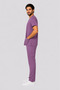 Men's Envelope Collar Short Sleeve Color Optioned Flexible Cotton Linda Fabric Scrubs Suit Uniform - 4