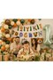 Safari Birthday Decorations Set 1-9 Years Old Balloon Set Happy Birthday Banner 36cm Number Balloon Party Supplies - 6