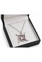 Red Detailed Metal Music Star Necklace Special Gift for Rock Lovers - 2