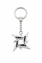 Metallica Ninja Star Metal Keychain – Rusty Look Rock Music Keychain - 3