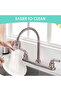 Non-metallic flexible spout for RV kitchen faucets, suitable for campervans, motorhomes, and travel trailers. - 4