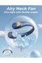 Portable 3600 mAh Neck Fan, Adjustable Personal Fan with 3 Turbos, Strong Wind, 360° Cooling, Super Quiet Bladeless Design - 2