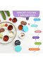 Suitable for 6 Pieces Salad Dressing Container Reusable Ketchup Box To Go Stainless Steel Sauce Pots 70ml - 2