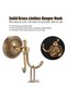 Wall-mounted - Bronze bathroom door towel rack - Wall-mounted coat rack - Coat hook - Home furnishings - 3