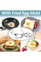 Stackable refrigerator egg rack - Automatic rolled-edge egg storage container - Egg carton - Egg rack - With 2 egg boiling rings - 4