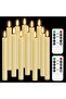 12pc 25cm Long Thin Stick LED Candles with Remote Control & Timer Function