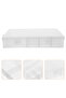 Transparent plastic storage box with adjustable dividers - 2