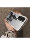Samsung Galaxy S23 Fe Compatible Motorcycle Rider Drawing with Helmet Printed Men's Style Phone Protective Case - 2
