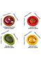 4-piece refrigerator storage box, silicone food storage box, TPU material, suitable for storing fresh fruits and vegetables. - 4
