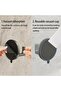 Two-piece set of powerful vacuum suction cup hooks, bathroom towel rack, wall-mounted suction cup hooks, suitable for kitchens and shower rooms. - 3