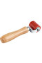 Roller 40mm Silicone High-Temperature Gap Hand-Press Roofing PVC Welding Tool Hand-Push Pressure Dual-Axis Clamping Red - 2