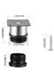 4-piece set of adjustable furniture legs, height-adjustable metal table legs, kitchen furniture legs, cabinet, shelf and table furniture legs... - 2