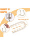 bendable hooks - flexible S-shaped hooks - for garages - wardrobes - kitchens - & plants - reusable twisted cable tie rods - 6-Pack - 2