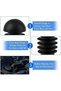 50-piece pack of chair leg caps, round chair tube plugs, chair leg protectors, round chair leg inserts, for protecting furniture. - 3