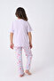 Girl's Short Sleeve Cotton Pajama Set - 2